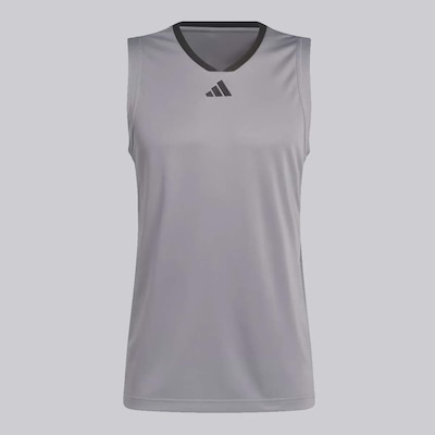 Camiseta Regata adidas 3 Stripes - Masculina - Foto 3