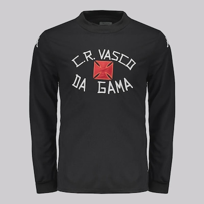 Camisa Manga Longa do Vasco Kappa Goleiro Retrô 1974 - Masculina - Foto 1