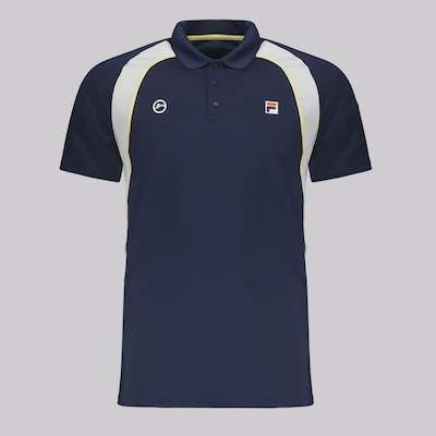 Camisa Polo Fila Backspin Short Sleeve Rio Open 25 - Masculina - Foto 1