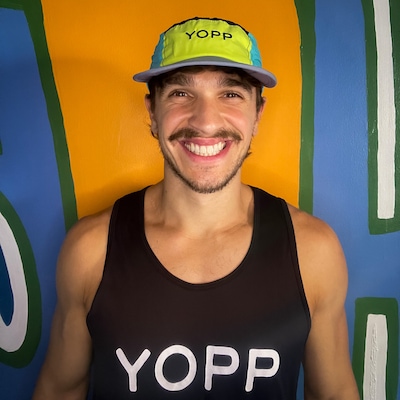 Boné Aba Reta Yopp Esportivo Ultraleve e Respirável 5 Painel - Adulto - Foto 5