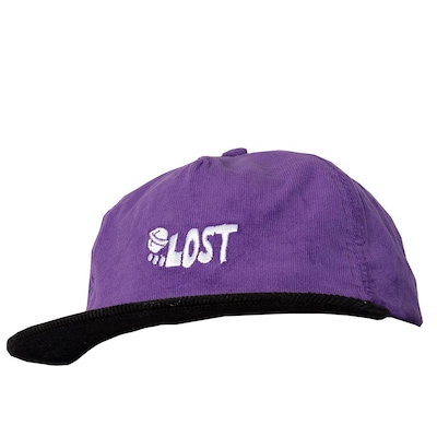 Boné Aba Reta Lost Dad Cap Lost Veludo - Adulto - Foto 3