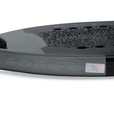 Raquete de Beach Tennis Shark Black Pro 2025 - Foto 6