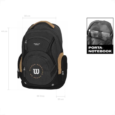 Mochila Casual Wilson - 26 Litros - Foto 5
