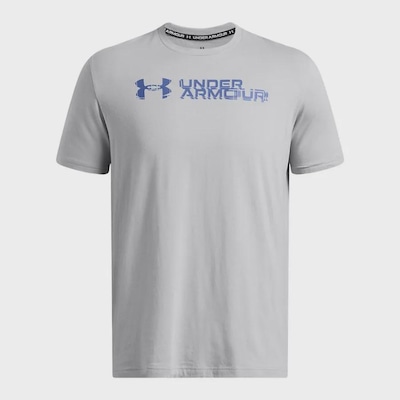Camiseta Under Armour Wordmark Sleeve - Masculina - Foto 3