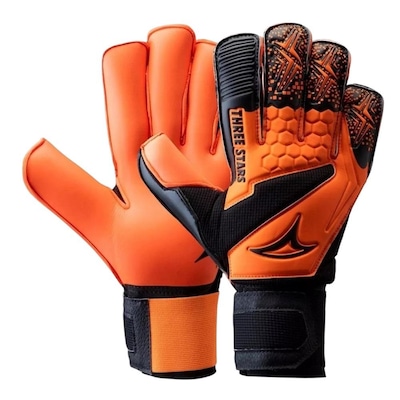 Luva de Goleiro de Futebol de Campo Three Stars Sky - Adulto - Foto 2