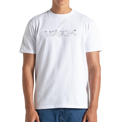 Camiseta Volcom Crazybal - Masculina - Foto 1