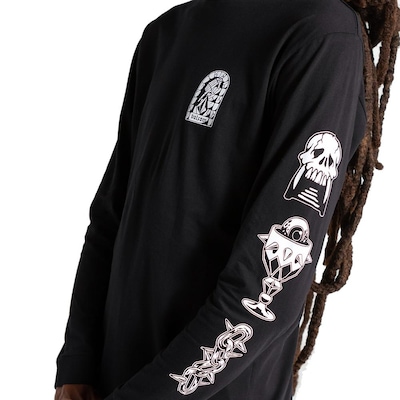 Camiseta Manga Longa Volcom Astrong Tower - Masculina - Foto 4
