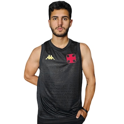 Camisa Regata do Vasco da Gama Kappa Urban Símbolo - Masculina - Foto 1