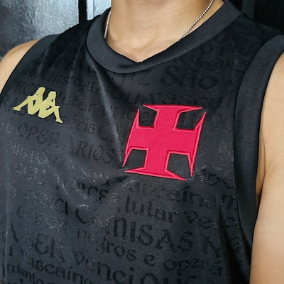 Camisa Regata do Vasco da Gama Kappa Urban Símbolo - Masculina - Foto 3