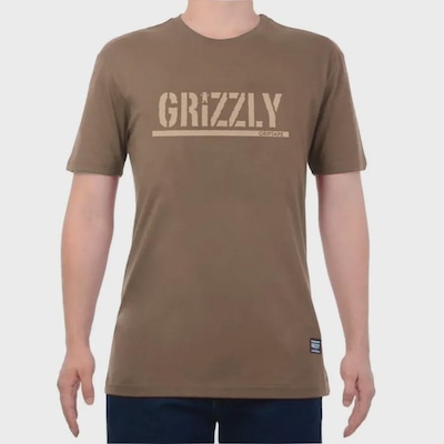Camiseta Grizzly OG Stamp Tee - Masculina - Foto 1