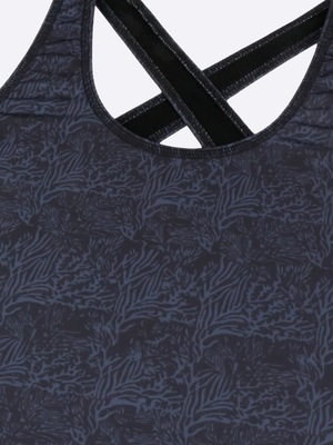 Maiô Speedo Cross Deep Map - Feminino - Foto 4