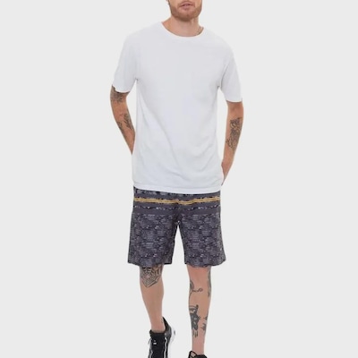 Bermuda HD Híbrida Floral IMP - Masculina - Foto 3