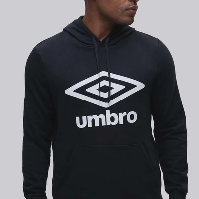 Blusão de Moletom Umbro Essential com Capuz - Masculino - Foto 3
