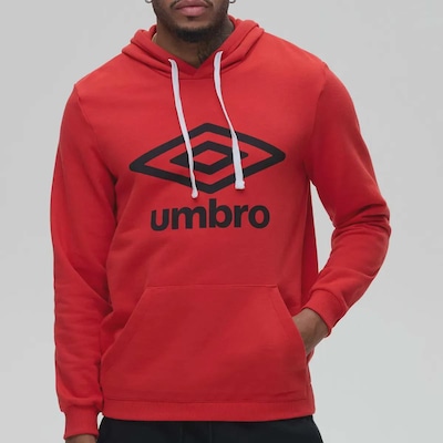 Blusão de Moletom Umbro Essential com Capuz - Masculino - Foto 3