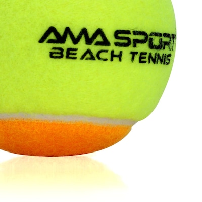 Bola de Beach Tennis Ama Sport - 03 Unidades - Foto 2