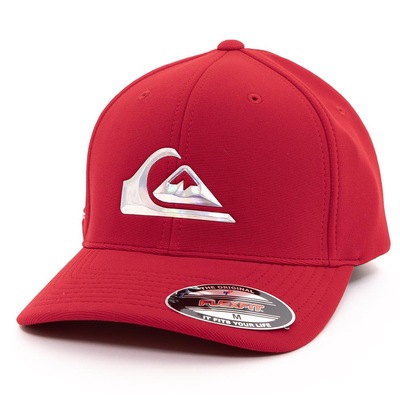 Boné Aba Curva Quiksilver Hologram 3D Logo - Fechado - Adulto - Foto 3