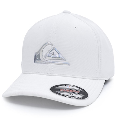 Boné Aba Curva Quiksilver Hologram 3D Logo - Fechado - Adulto - Foto 3