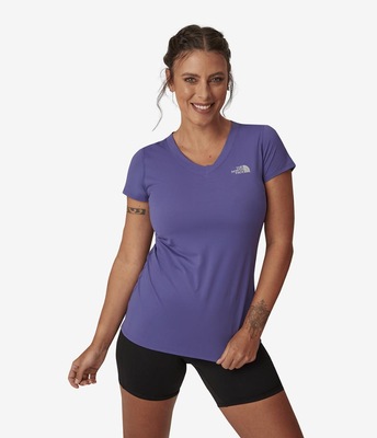 Camiseta The North Face Hyper Tee Crew Cave - Feminina - Foto 2