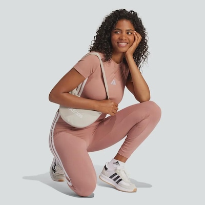 Calça Legging Adidas Essentials 3stripes - Feminina - Foto 5