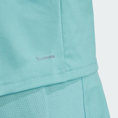 Camisa Adidas Polo Club Tennis Climacool Três Listras - Feminina - Foto 5