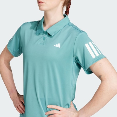 Camisa Adidas Polo Club Tennis Climacool Três Listras - Feminina - Foto 6