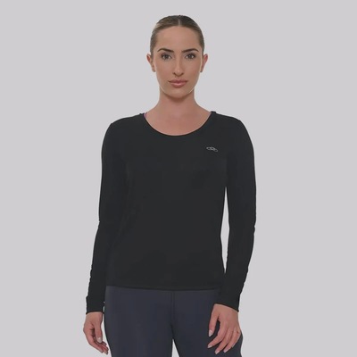 Camiseta Manga Longa Olympikus Essential - Feminina - Foto 1
