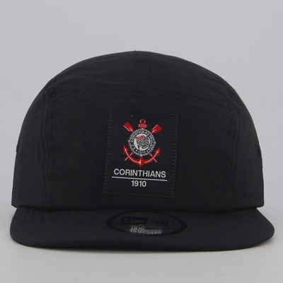 Boné Aba Reta New Era Corinthians Camper II - Strapback - Adulto - Foto 2