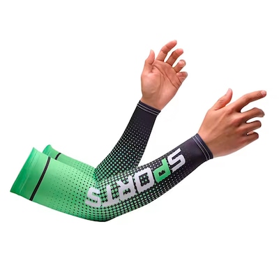 Manguito Longo Térmico e Compressão Gold Sports Adulto Dry II Proteção Solar Uv+50 - 2 pçs - Foto 1