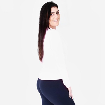 Camisa de Proteção Solar Roupas Térmicas UV50+ - Feminina - Foto 2