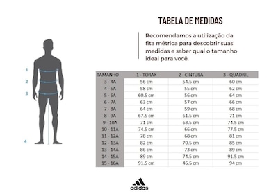 Short adidas 3 Listras FT 280 - Infantil - Foto 6