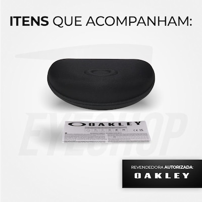 Óculos de Sol Oakley Plantaris Matte Sand Prizm Brown - Foto 6
