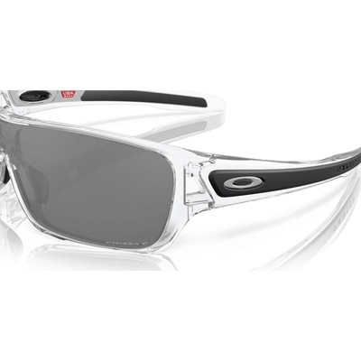 Óculos de Sol Oakley Turbine Rotor Polished Clear Prizm Black Polarized - Unissex - Foto 3