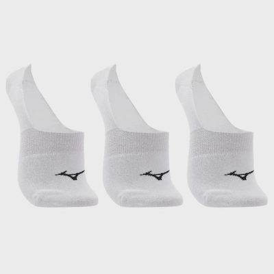 Meia Cano Invisível Mizuno Basic 39 ao 44 - 3 Pares - Masculina - Foto 1