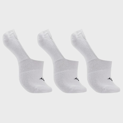 Meia Cano Invisível Mizuno Basic 39 ao 44 - 3 Pares - Masculina - Foto 2