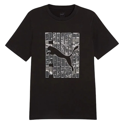 Camiseta Puma Graphics Camo - Masculina - Foto 1