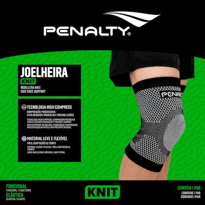 Joelheira Elástica Penalty Knit XXIII - Adulto - Foto 3