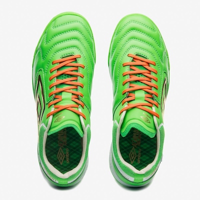 Chuteira Society Umbro Ada Master Class Pro Bump Saint Patrick's - Adulto - Foto 4