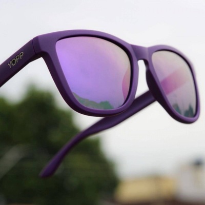 Óculos de Sol Unissex Yopp Polarizado Uv400 Tulipa Roxa - Foto 5