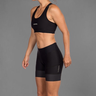 Bermuda de Ciclismo Woom Carbon Black Legend 2022 - Feminina - Foto 2