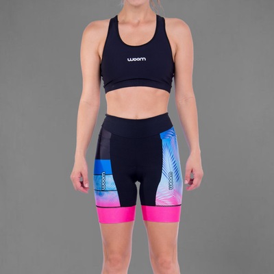 Bermuda Triathlon Woom 140 Capri 2021 - Feminina - Foto 1