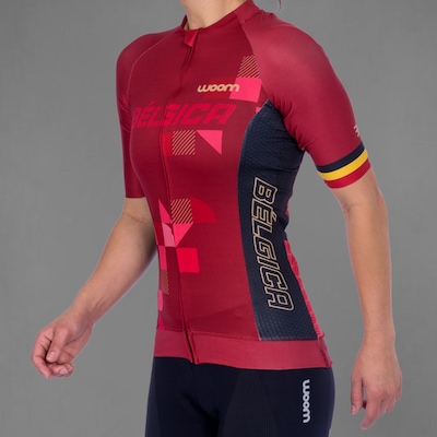Camisa de Ciclismo Woom Supreme Bélgica 2021 - Feminina - Foto 2