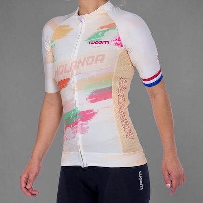 Camisa de Ciclismo Woom Supreme Holanda 2021 - Feminina - Foto 2