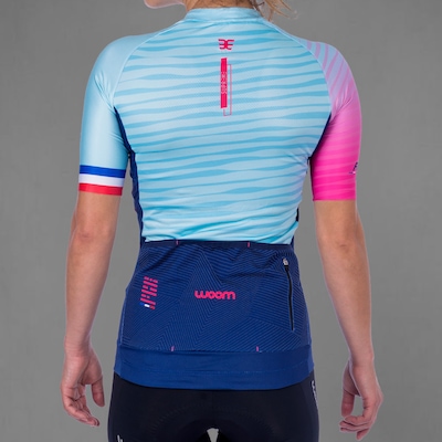 Camisa Ciclismo Woom Supreme France 2021 - Feminina - Foto 3