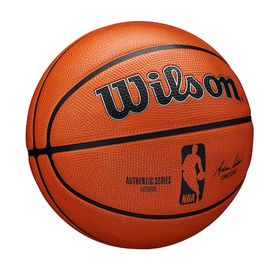 Bola De Basquete Nba Authentic Series Outdoor N7 Wilson Brasil - Unissex - Foto 2