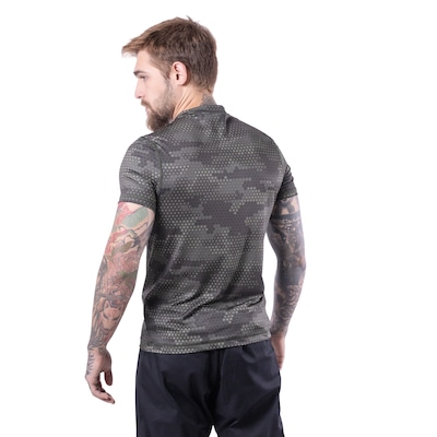 Rash Guard Pretorian Manga Curta Compressão - Masculino - Foto 2