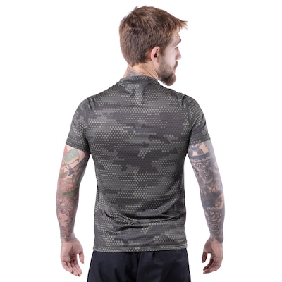 Rash Guard Pretorian Manga Curta Compressão - Masculino - Foto 3