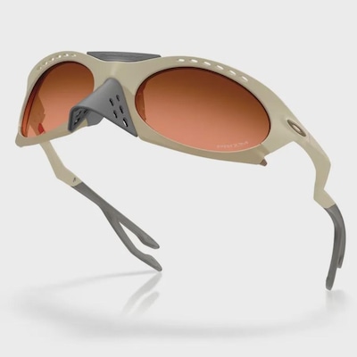 Óculos de Sol Oakley Unissex Plantaris Matte Sand Prizm Brown Gradient - Foto 2