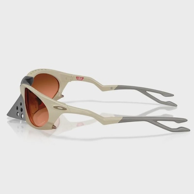 Óculos de Sol Oakley Unissex Plantaris Matte Sand Prizm Brown Gradient - Foto 4