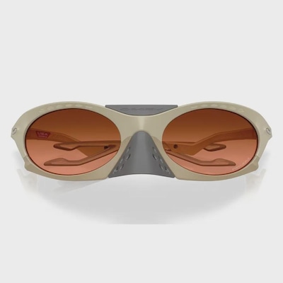 Óculos de Sol Oakley Unissex Plantaris Matte Sand Prizm Brown Gradient - Foto 5