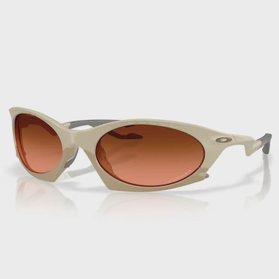 Óculos de Sol Oakley Unissex Plantaris Matte Sand Prizm Brown Gradient - Foto 6